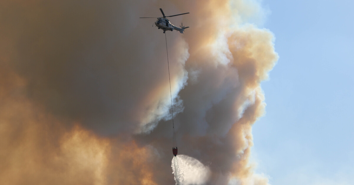 Uşak’ta orman yangını: Havadan ve karadan müdahale sürüyor