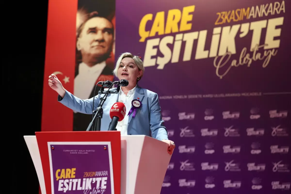 CHP Kadın Kolları’ndan 25 Kasım Etkinliği: ‘Çare Eşitlikte Çalıştayı’