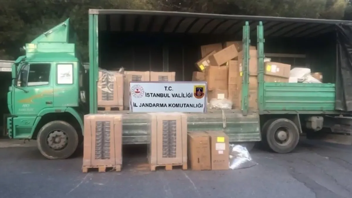 Jandarmadan tarihi operasyon: 34 milyon uyuşturucu hap ele geçirildi